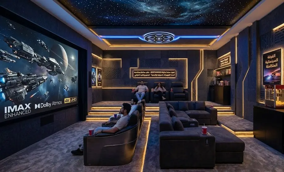 شركة تجهيز سينما منزليه بالرياض 0507628320 تصميم تنفيذ 4